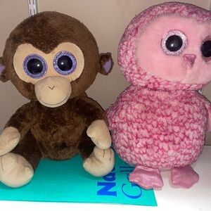 Big beanie boos selling together or separate monkey and owl